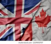 UK and Canadian flags representing English language and Marc Herbaut's experience